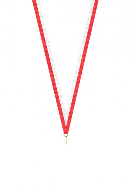 Ruban 10 mm Rouge-Blanc – 6035-1