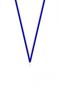 Ruban 10 mm Blanc-Bleu – 6043-1