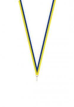 Ruban 10 mm Blanc-Bleu-Jaune – 6056-1