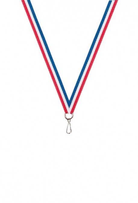 Ruban 10 mm Bleu-Blanc-Rouge - 6022