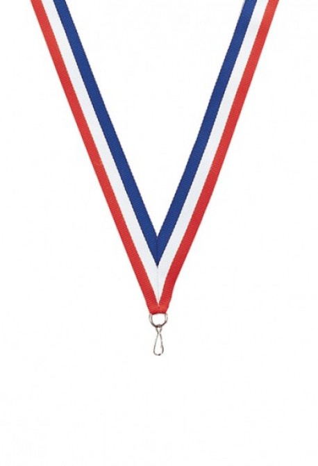 Ruban 22 mm Bleu-Blanc-Rouge - 6021
