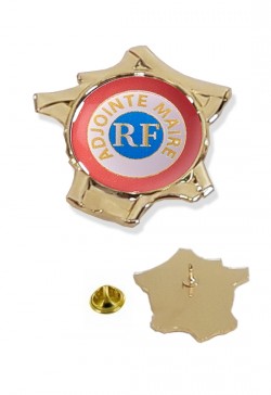 Pin's Carte de France Adjointe