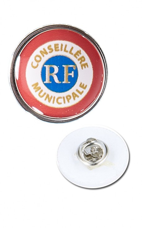 Pin's Tricolore Conseillère Municipale