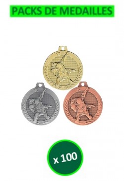 Lot de 100 Médailles 40mm Special Judo - DX13 
