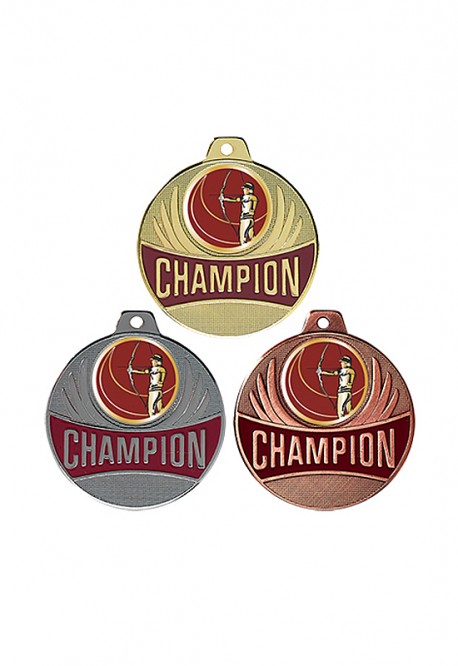 Médaille Ø 50 mm Tir à l'arc - CX02