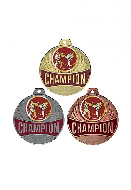 Médaille Ø 50 mm Karaté  - CX17