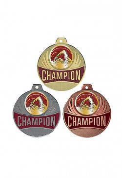 Médaille Ø 50 mm Natation  - CX19