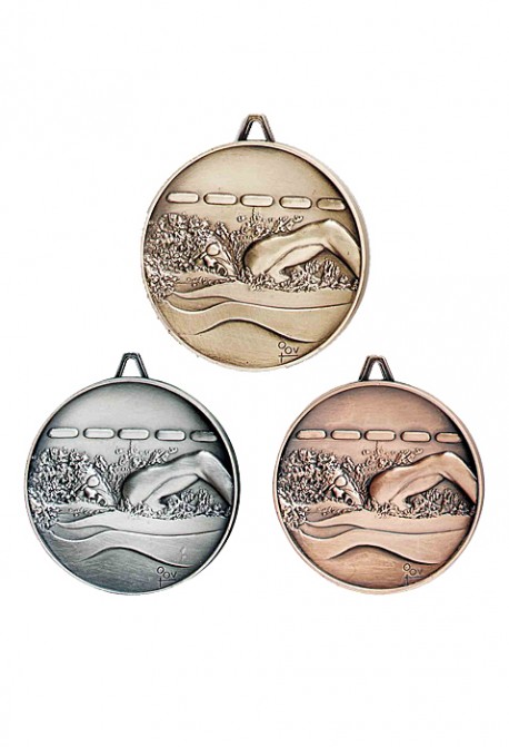 Médaille Ø 65 mm Natation - 920-682